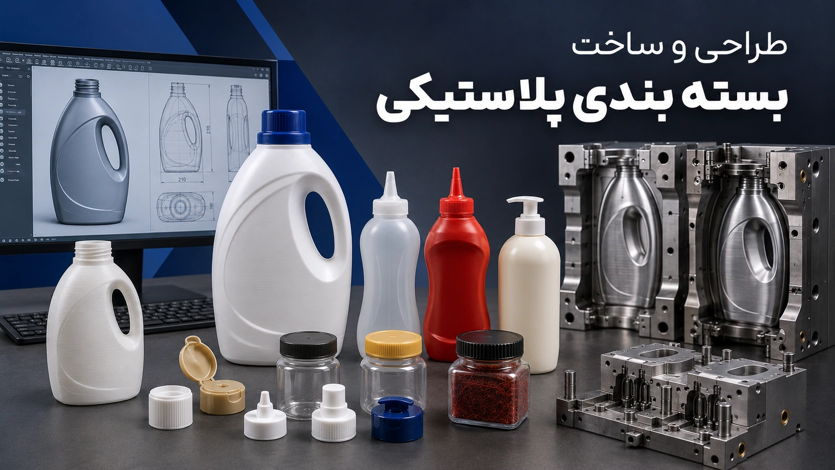 طراحی و ساخت بسته بندی پلاستیکی اختصاصی برای صنایع مختلف