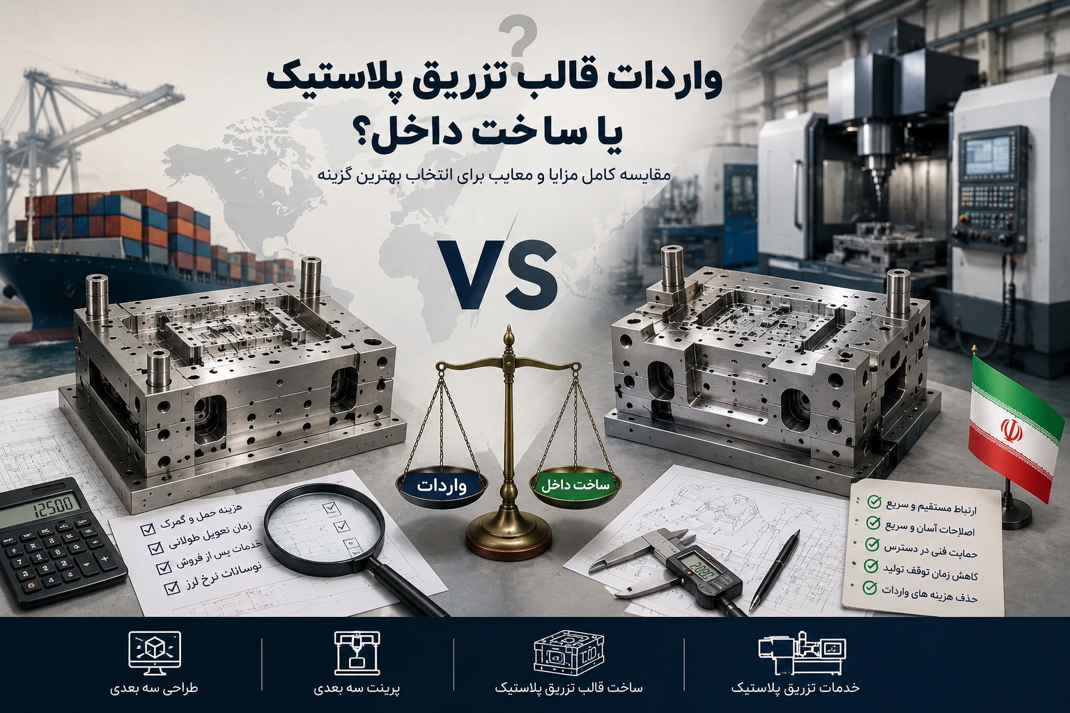 واردات قالب تزریق پلاستیک