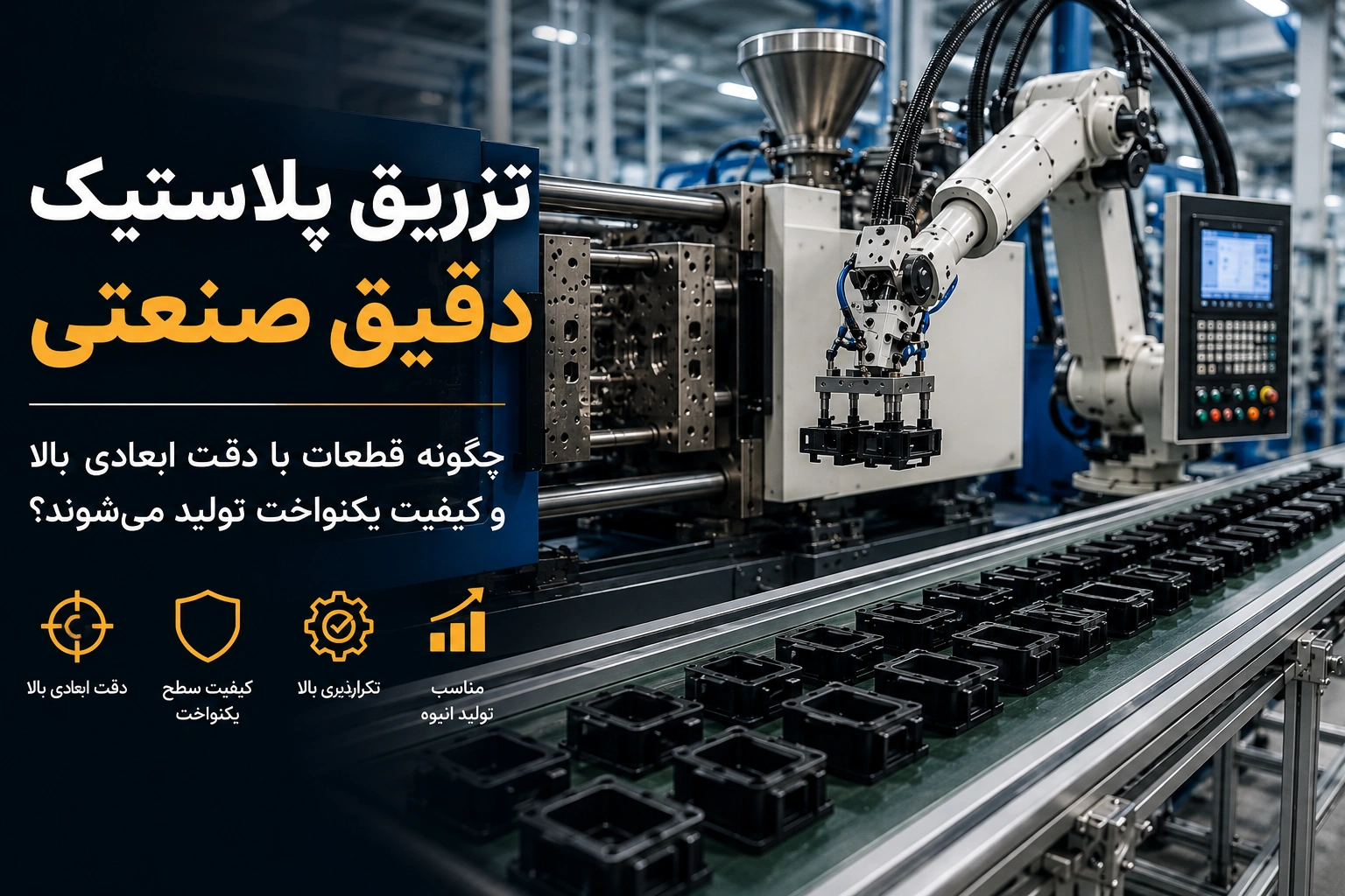 تزریق پلاستیک دقیق صنعتی